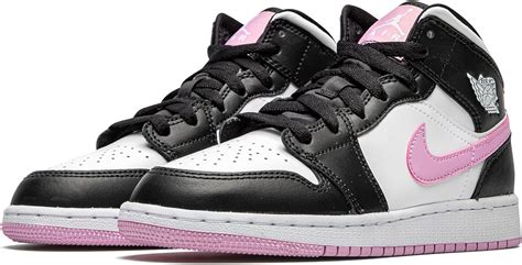 nike jordan 1 mid roze zwart|jordan 1 mid en high.